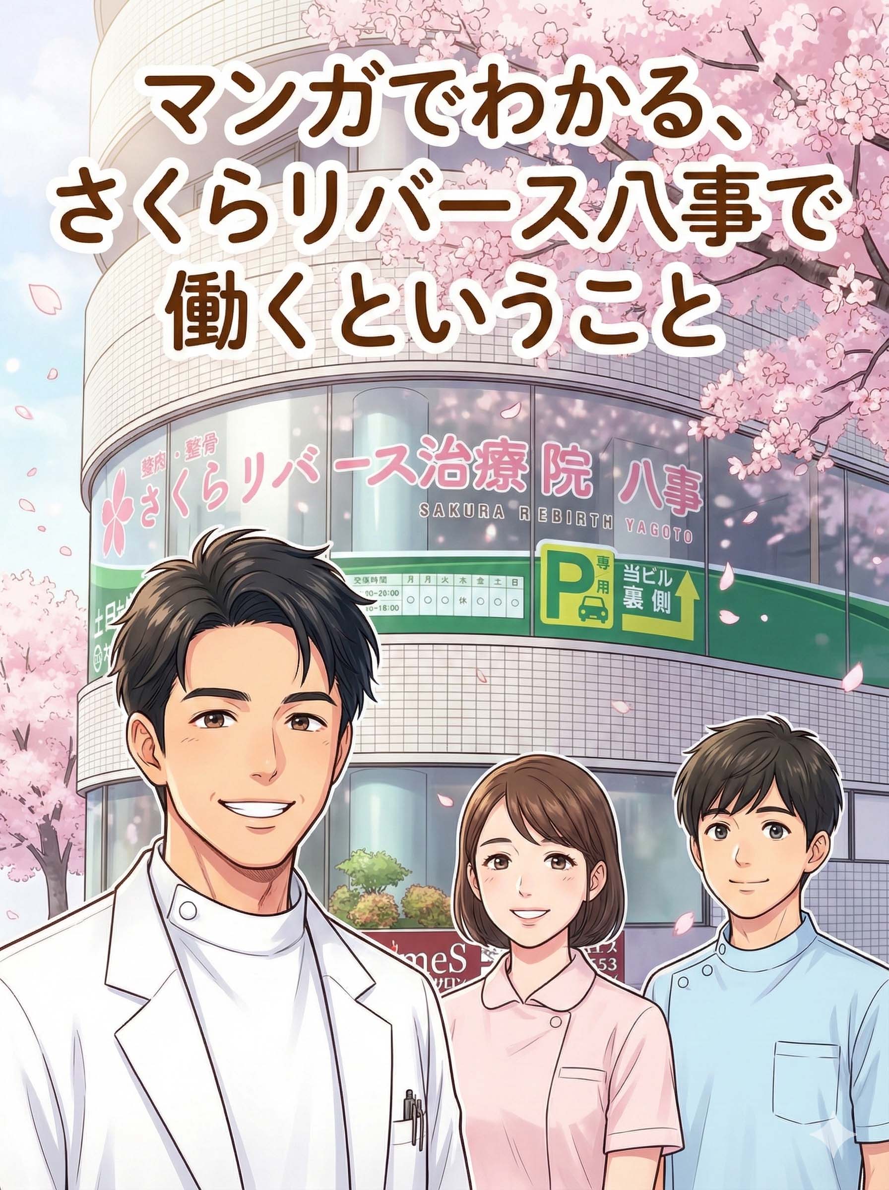 柔道整復師・鍼灸師採用｜さくらリバース治療院 八事｜マンガでわかる