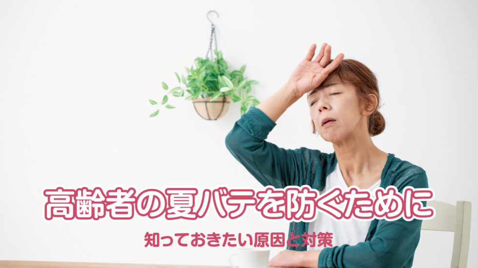 高齢者の夏バテを防ぐために知っておきたい原因と対策